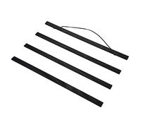 Cyrank Magnetic Poster Hanger, Black Hanging Frame Wall Hanger Modern Wooden Holder Photo Frame Poster Scroll Hanger for Pictures(40cm)