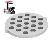 cyrank Meat Grinder Disc, 8mm Hole Meat Grinder Disc Plate Stainelss Steel Meat Grinder Plate Disc Knife Blades for Stand Mixer Meat Grinder Attachment