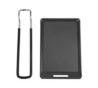 Cyrank Nonstick Mini Griddle, Skillet Griddle Grilled Cheese Non-Stick Pan, 5.1 Inches Square Griddle Pan, Cookware Flat Frying Pan Griddle Pan for Stove Top for Home Outdoor Camping