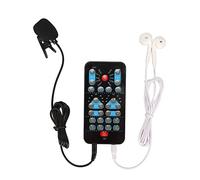 Cyrank Portable Voice Changer, Multifunctional Live Sound Card with 8 Sound Effects Handheld Voice Changer Voice Disguiser for Phone Tablet Laptops PC(Black)