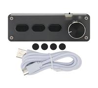 Cyrank Programmable Keypad, 3 Keys Programmable Gaming Keyboard with Knob, Wired USB Bluetooth Mini Silicone Silent DIY Keypad for Office, Music, Industrial Control, Video Editors