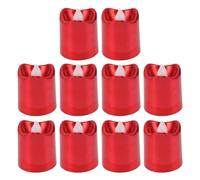 Cyrank Red LED Flameless Candle, 12PCS LED Candles, Flickering Flameless Candles Battery Operated Christmas Candles LED Pillar Candles LED Tealight Candles for Home Decor