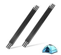 Cyrank Replacement Fibreglass Pole Kit,3.96m/155.9inch Fiberglass Tent Pole Replacement Tent Poles Accessories, Shock Corded Fibreglass Rod Tent Poles Equipment Tent Pole Kit for Camping Hiking
