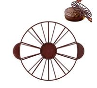 Cyrank Round 10/12 Piece Double Sided Cake Portion Marker Cake Divider Baking Tool, Cake Marker Round Cake Slice and Pie Slicer Divider Double Sided Cake Portion Marker(red)