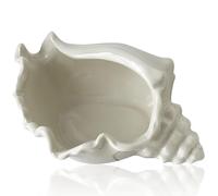 Cyrank Seashell Bowl Large Clam Shell Decor Shell Conch Shape Jewelry Tray Ocean Style, Clam Shell Bowl Beach Decorations Jewelry Dish Trinket Tray for Vanity Decor Decoration Storage Bowls