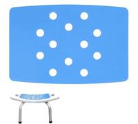 Cyrank Shower Chair Cushion, Bath Chair Seat Mat Stickable Bath Seat Cushion EVA Foam Waterproof Thin Shower Bench Pad for Perching Stool Kneeling Pads for Gardening with Adhesive Backing Cushioned