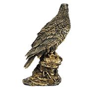Cyrank Simulation Eagle Garden Statue, Simulation Eagle Figurine Artificial Resin Animal Model Garden Ornament Resin Lawn Statue Sculpture Home Outdoor Decoration Ornament Gift
