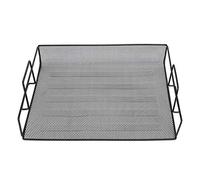 Cyrank Stackable Letter Tray,Desktop Document Letter Tray Organizer,Wire Mesh Letter Tray File Document Tray Desktop Storage Organizer Basket