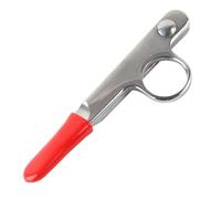 Cyrank Thread Scissors, 12cm/4.7in Snips for Sewing Thread Snippers for Sewing Stainless Steel Sewing Scissors Thread Snips with Protective Rubber Sleeve