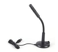 Cyrank USB Microphone, 360 Degree Gooseneck Design Desktop Microphone Stand with Button Microphone PC for Streaming, Recording, Dictation, Podcasting,