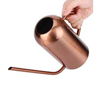Cyrank Watering Can Indoor with Long Spout, Plants Stainless Steel Watering Can 1.5l Long Spout Rose Gold Watering Pot Can Garden Flower Watering Tool Small Watering Can Mini Watering Can