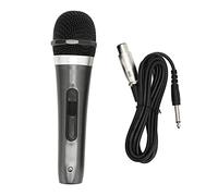 Cyrank Wired Microphone, 6.5mm Handheld Microphone with 3 Meters Cable Noise Isolating Dynamic Vocal Mic for Karaoke Singing, Speech, Wedding and Outdoor Activity
