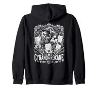 Cyrano Roxane Words Bleed Love Romantic Drama Zip Hoodie