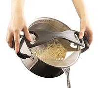 Cyrder Stainless Steel Pasta Pot- Induction Pasta Pot with Strainer, Easy Stain &Perfect for Single and Couple, Dishwasher Safe, 3 Quart