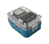 CYRENT 140W Dual Way Lithium Battery Adapter Converter with Type C Port and Digital Display for Charging Small Electronics(blue)