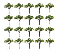 CYRENT 20pcs Miniature Landscape Trees 4cm Simulation Tree for OO Gauge Model Trains Scenery Architectural Scenes Sand Table Display