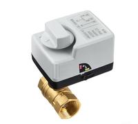 CYRENT - 3/4" Brass DN20 Motorized Electric Ball Valve, Auto Reset, Quick Response for Water Flow Control (AC220V)