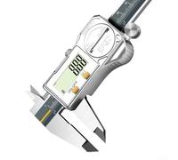 CYRENT 6 Inch Digital Caliper IP67 Waterproof and Dustproof Measuring Tool with Large LCD Screen High Precision ±0.001 Inch for Depth Step Inside and Outside Measurements