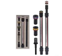 CYRENT Adjustable Ceiling Leveling Extension Rod 50CM with Groove Scale Multi Nut Compatible Hexagon Sleeve for Construction and Woodworking