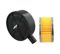 CYRENT Air Compressor Muffler 20mm Male Thread Intake Filter Silence, Air Compressor R Muffler Noise Reducer, with a Replacement Element