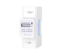 CYRENT Analog Mechanical Single Phase Energy Meter, 5-80A 230V DIN Rail Mounted Electricity Power Counter