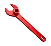 CYRENT Cast Iron Fire Hydrant Wrench Red Spray Coated Heavy Duty(M 37CM)