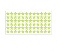 CYRENT Creative Luminous Star Wall Stickers, Glow in the Dark 3D Stars & Moon Decals for Door Window Room Bedroom Ceiling DIY Decor(2100 and 72)