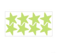 CYRENT Creative Luminous Star Wall Stickers, Glow in the Dark 3D Stars & Moon Decals for Door Window Room Bedroom Ceiling DIY Decor(215 8 of them)