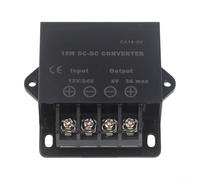 CYRENT DC 12V/24V to 5V Converter Regulator Module with Overvoltage, Overcurrent, Overtemperature, and Short-Circuit Protection for Automotive, Railway Signaling, Industrial Applications(3A)