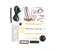 CYRENT DIY Electronic Piano Kit HU-013 7 Note Scale Soldering Practice Project for Electronics Enthusiasts and Education