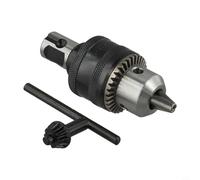 CYRENT Drill Chuck, Magnetic Drill Chuck Set with 3/4 Inch Shank Adapter from Weldon to B16 Taper Thread with Key Wrench SuitablefFor Various Drill Types and Applications(2)