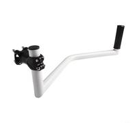 CYRENT Ergonomic Lawn Trimmer Handle Extension for Straight Shaft Grass Trimmers | Lightweight Aluminum Attachment with 360° Rotating Grip for Pain-Free Edging & Yard Mowing