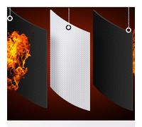 CYRENT Fireproof Welding Blanket 300x300mm Glass Fibre Heat Protection Flame Retardant Fire Shield for TIG Welding(5.0mm)