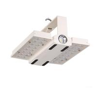 CYRENT Foldable Solar Camping Light Dual Solar Panel 36 LED Floodlight and Spotlight Built In Power Bank Rechargeable Portable IP55 Waterproof Lamp for Outdoor Hiking(White)