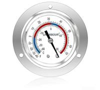 CYRENT Fridge Or Freezer Thermometer, Commercial And Residential Cooler Thermometer With Large Dial, Provides Accurate Temperature Readings From 40 To 65 Fahrenheit