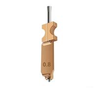 CYRENT Heating Nozzle for Flashforge AD5X-3D Printer, 200W Fast Heating Cooling, Double Seal Leak Prevention, 0.25 0.6 0.8mm Options, High Temp Resistance up to 300°C(0.8mm)