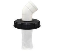CYRENT IBC Container Filter Cover DN150 DN225 Rainwater Collection Tank Lid With Filtration System for Water Storage(DN150-45°)