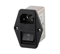 CYRENT IEC Power Input Module with EMI-Filter and Fuse, for CW1D, CW1C, CW2A, CW2B, CW2C, AR06D1, AR10D1 Series, 250V AC 10A 50/60Hz, Industrial Electronic Equipment and Test Devices(CW2C)