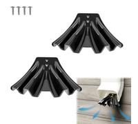 CYRENT Rainwater Diverter For Downspout Elbows 3x4 & 2x3 Inch, Designed To Guard Foundations By Spreading And Redirecting Water Flow(Is black)