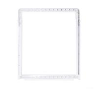 CYRENT Replacement Refrigerator Upper Crisper Pan Cover for Model 240599301 ABS White Glass Partition Keeps Produce Fresh Supports Drawer Performance Size 49.7 x 42.5cm