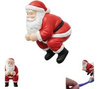 CYRENT Santa Toothpaste Top Fun Cap No Mess Dispenser 3D Printed Multicolored Reusable Design For Kids Adults Bathroom Christmas Parties Family Hygiene Routine(Santa Claus)