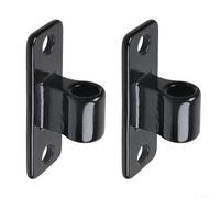 CYRENT Set of 2 Galvanized Iron Gate Hinges 5/8 Pin Wall Mount Heavy Duty Farm Swing Garden Gate Hardware Easy Installation