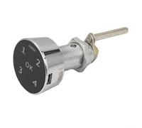 CYRENT Smart Password Lock Touch Screen Entry Adjustable Access Code Electronic Security Lock for Office Desk Drawer Wardrobe Metal Black 5x375cm for Home or Workplace(Four-digit password)