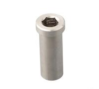 CYRENT Stainless Steel Recessed Pivot Nut Bolt For Road Bicycle Brake Caliper Mount And Disc Brake Pad Attachment(8 * 21mm)