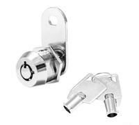 CYRENT Thread Tubular Cam Lock 17mm, Mailbox Lock Cabinet Cylinder Lock for Door Drawer Cupboard Letterbox with Keys Alike