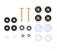 CYRENT Toilet Flange Repair Kit with Wax Ring Stainless Steel Fixing Screws Lock Anchor Bolts Complete Bathroom Installation Set(Toilet anchor screws B)