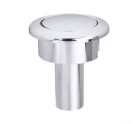 CYRENT Toilet Flush Button Replacement for Siamp Storm33A, Chrome Plated ABS Push Button, 48mm Single Flush Valve Cover, Easy Tool-Free Install