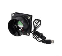 CYRENT USB Powered Solder Fume Extractor with ESD Protection, 44CFM Exhaust Fan for Electronics Welding, Includes 1m/3m/6m Ducts(only fan)