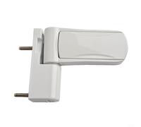 CYRENT White Door Flag Hinges Avocet MT3D for MINI Triad Heavy Duty Aluminium Adjustable for Double Glazing Doors UPVC Composite Door Hinge