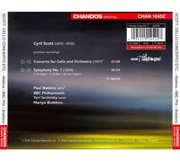 CYRIL SCOTT: SYMPHONY NO. 1; CELLO CONCERTO NEW CD